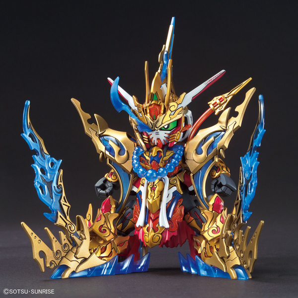 Bandai SDW Heroes Wukong Impulse Gundam DX Set front on view blue