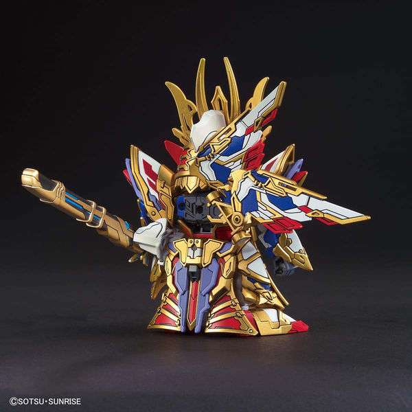 Bandai SDW Heroes Cao Cao Wing Gundam Isei Style rear view.