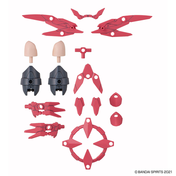 Bandai 1/144 NG 30MS Optional Parts Set 2 (Flight Armour) inclusions