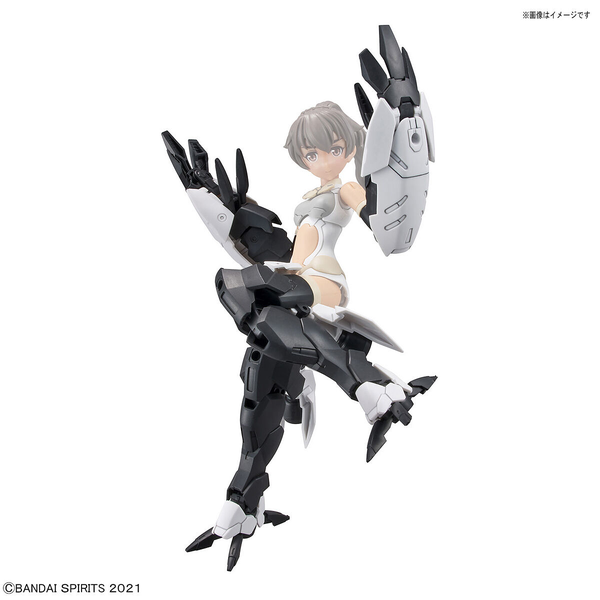 Bandai 1/144 NG 30MS Optional Parts Set 3 (Mechanical Unit) example parts highlights body is transparent