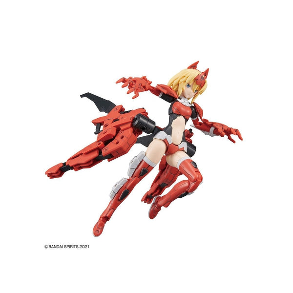 Bandai 1/144 NG 30MS SIS-GC69R Alka-Carti (Quartet Form) action pose with weapon. 