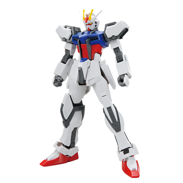 Bandai 1/144 EG Strike Gundam  front on view armour only