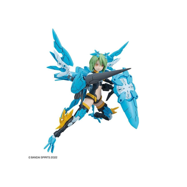 Bandai 1/144 NG 30MS SIS-Ac25g Far Farina (Conductor Form) action pose with weapon. 