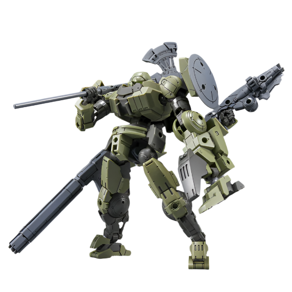 Bandai 1/144 NG 30MM BEXM-28 Revernova (Green)  action pose with gardnova accessory