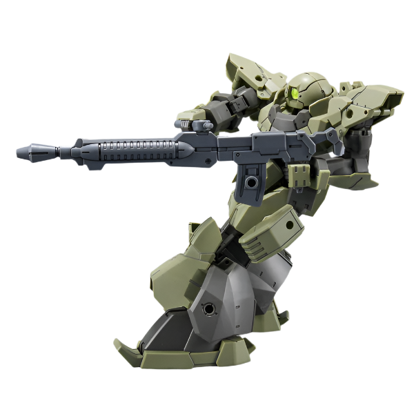 Bandai 1/144 NG 30MM BEXM-28 Revernova (Green) action pose with rifle