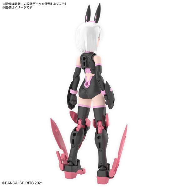 Bandai 1/144 NG 30MS SIS-T00 Ruruneru (Colour B) rear view.