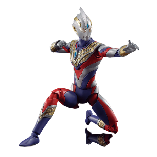 Bandai Figure-Rise Standard 1/12 Ultraman Trigger Multitype kneeling pose