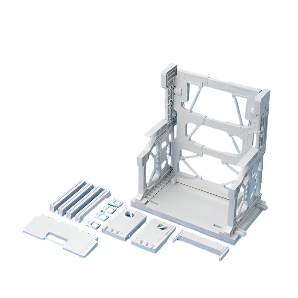 Bandai 1/144 System Base 001 White assembled