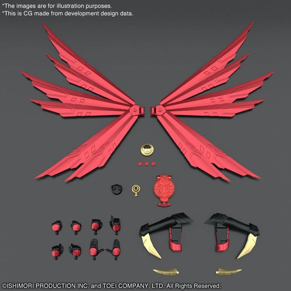 Bandai Figure Rise Standard Kamen Rider 000 Tajadoru Combo included accessories