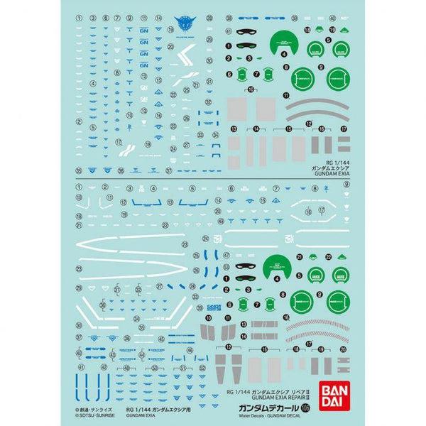 Bandai 1/144 GD-106 RG Gundam Exia Waterslide Decal