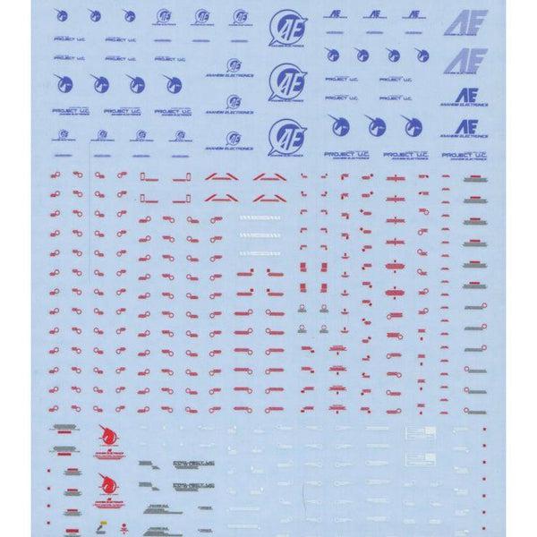 Bandai 1/144 GD-76 HG  RX-0 Unicorn Gundam Decals