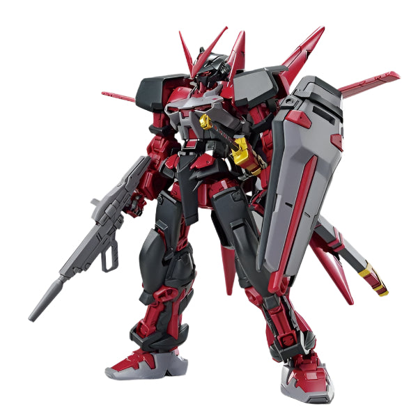 Bandai 1/144 HG GB Gundam Astray Red Frame Inversion front on view.