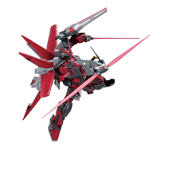 Bandai 1/144 HG GB Gundam Astray Red Frame Inversion action pose 1