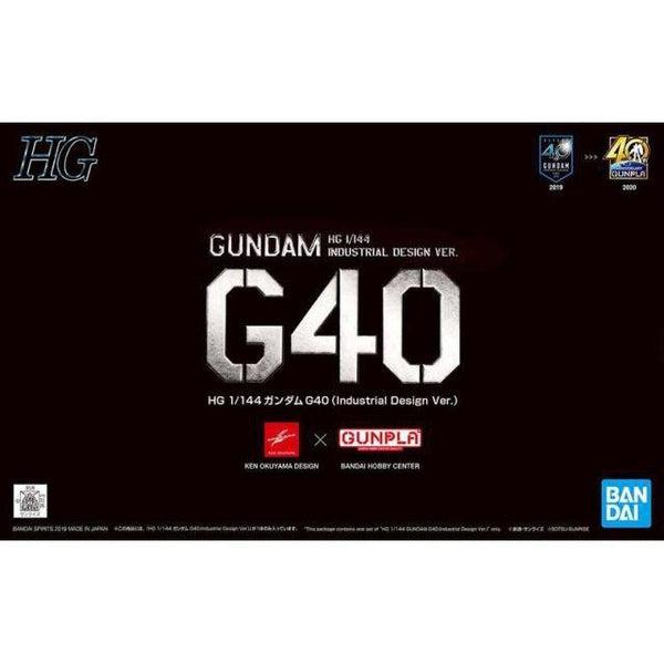 Bandai 1/144 HG G40 Industrial Design Ver. package artwork