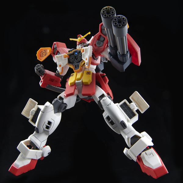P-Bandai 1/144 HG Gundam Heavyarms Custom action pose 1
