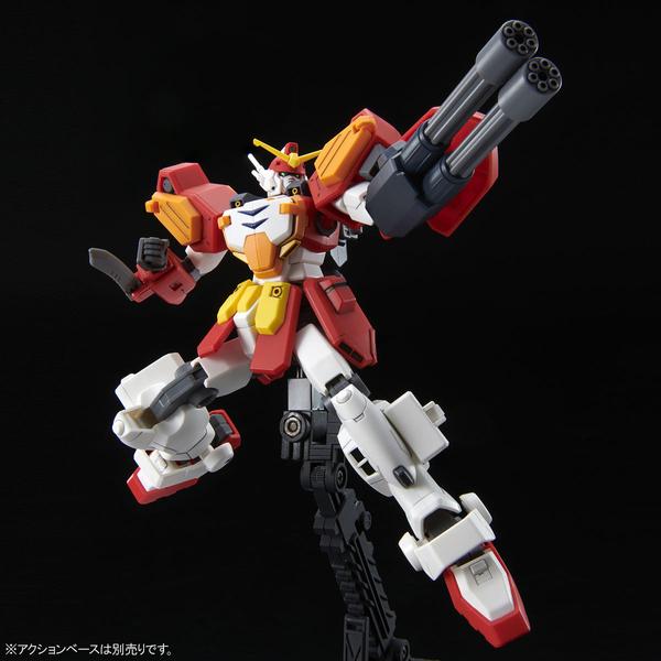 P-Bandai 1/144 HG Gundam Heavyarms Custom action pose 2