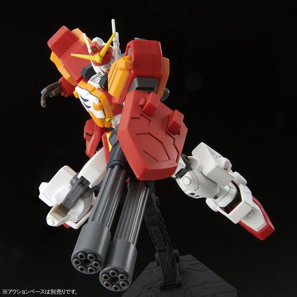 P-Bandai 1/144 HG Gundam Heavyarms Custom action pose 3