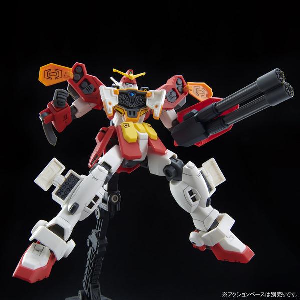 P-Bandai 1/144 HG Gundam Heavyarms Custom action pose 4