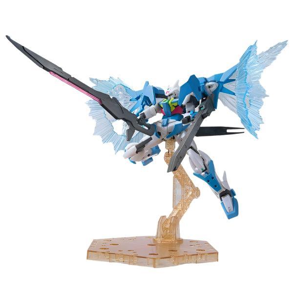 Bandai 1/144 HGBD Gundam 00 Sky (Higher Than Sky Phase) fight pose 2