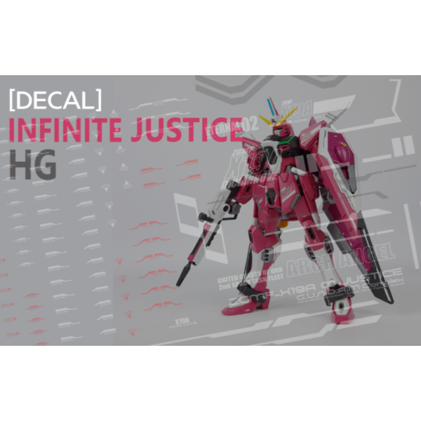 Delpi 1/144 HG Infinite Justice Water Slide Decal