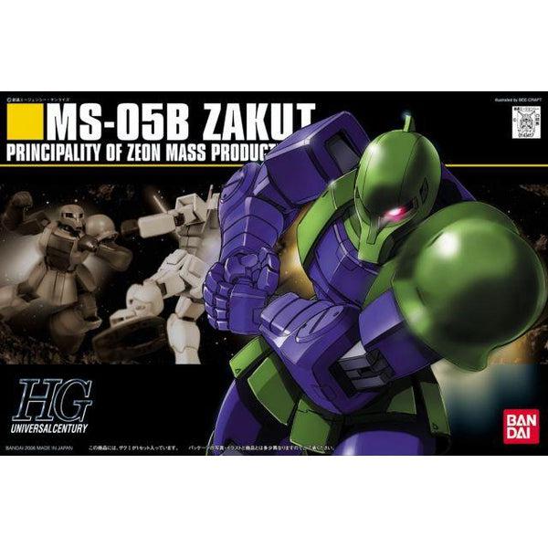 Gundam Express Australia Bandai 1144 HGUC MS-05B Zaku I  package artwork