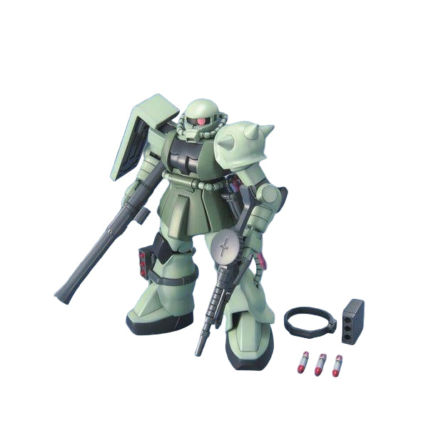 Bandai 1/144 HGUC MS-06 Zaku II with accessories