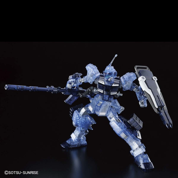 P-Bandai 1/144 Gundam Base Limited HGUC Pale Rider Ground Heavy Equipment Type Clear Colour action pose