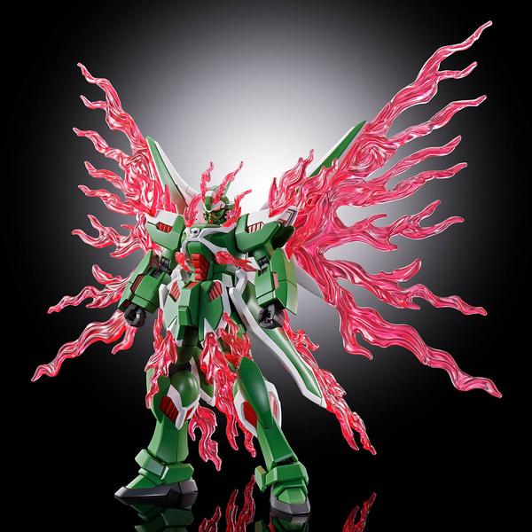 P-Bandai 1/144 HG Phantom Gundam  front on view. with effect parts