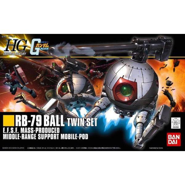 Bandai 1/144 HGUC RB-79 Ball Twin Set package artwork