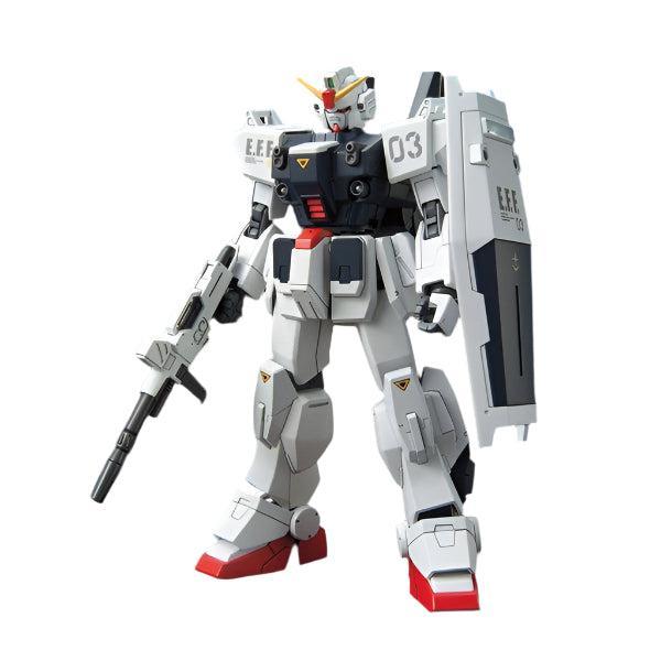 Bandai 1/144 HG Blue Destiny Unit Exam 3 front on view.