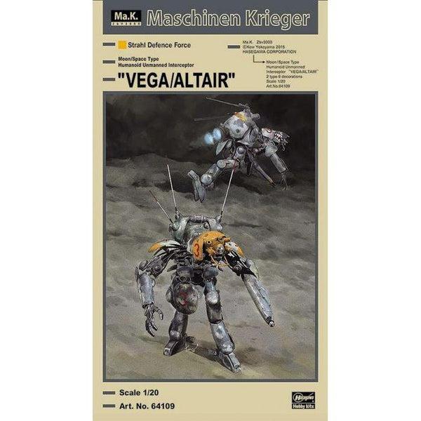 Hasegawa 1/20 Ma.k Lunar Surface/Space Humanoid- Vega/Altair package art