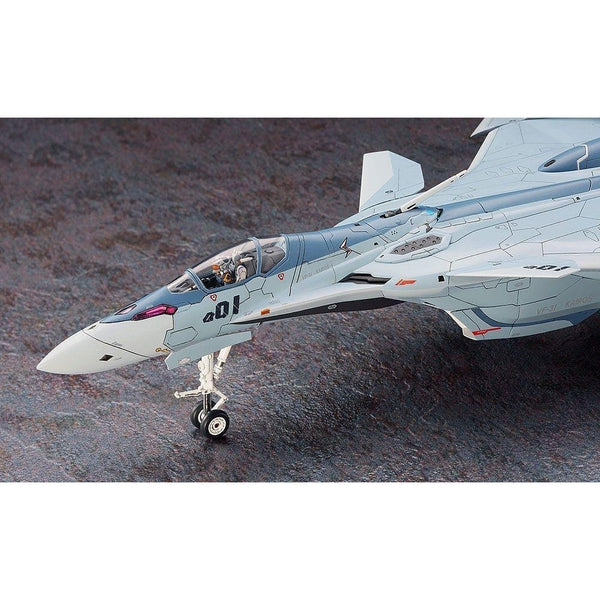 Hasagawa 1/72 Macross Delta VF-31A Kairos close up cockpit with pilot