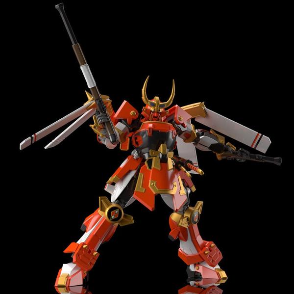 Kotobukiya 1/100 Frame Arms Shingen action pose 1