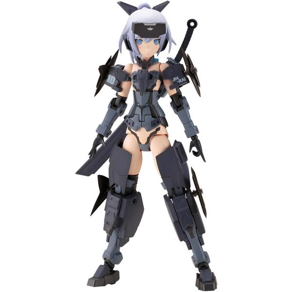 Kotobukiya 1/100 Frame Arms Girl Jinrai Indigo Ver (Reissue) front on view.
