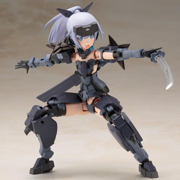 Kotobukiya 1/100 Frame Arms Girl Jinrai Indigo Ver (Reissue) action pose 1