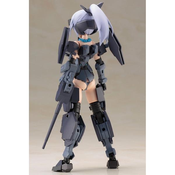 Kotobukiya 1/100 Frame Arms Girl Jinrai Indigo Ver (Reissue) rear view. 1