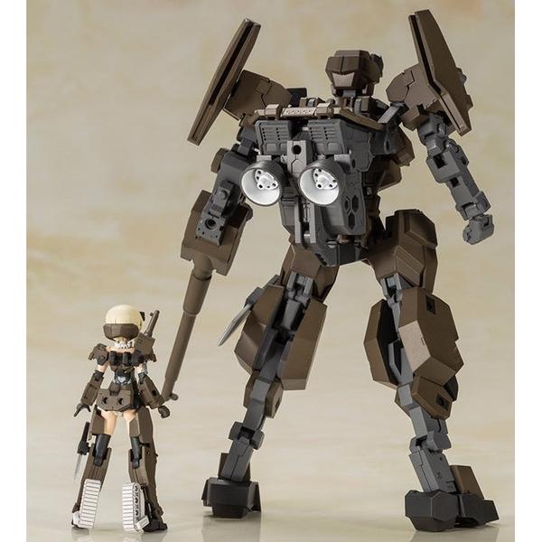Kotobukiya 1/100 Frame Arms Girl Handscale Gourai with Jinrai Armour rear view.