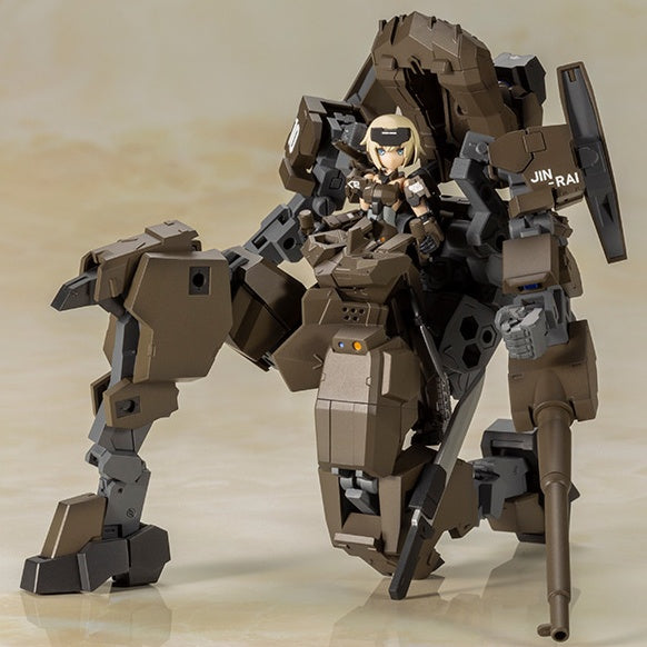 Kotobukiya 1/100 Frame Arms Girl Handscale Gourai with Jinrai Armour kneeling