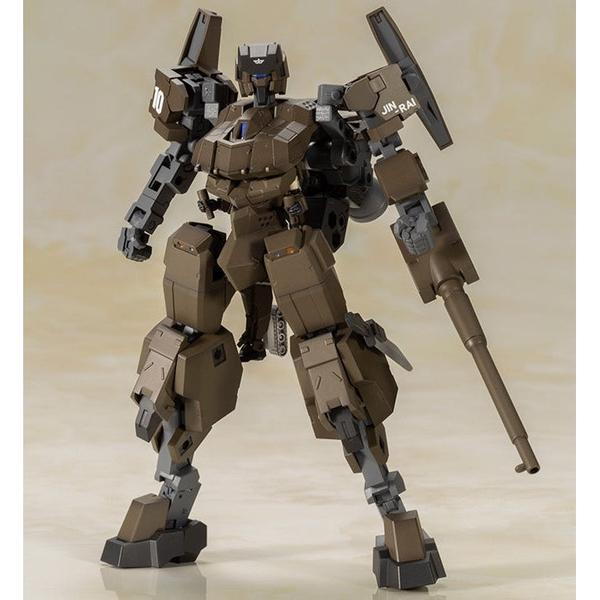 Kotobukiya 1/100 Frame Arms Girl Handscale Gourai with Jinrai Armour front on view.