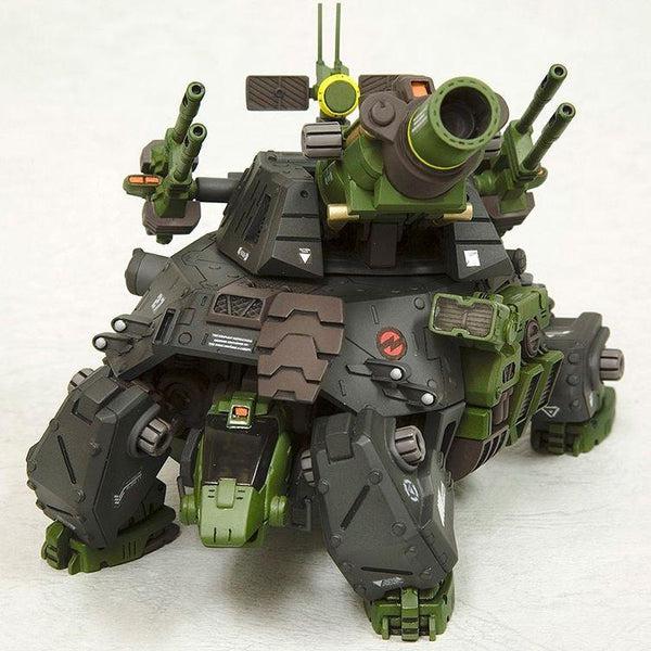 Kotobukiya 1/72 HMM Zoids Cannon Tortoise. front on view.