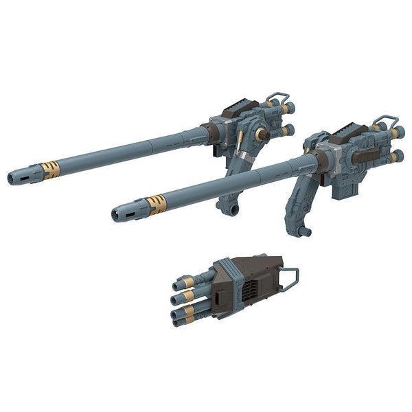 Kotobukiya 1/72 Zoids HMM Gojulas Cannon Set front on view.