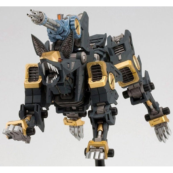 Kotobukiya 1/72 Zoids HMM Shadow Fox Markings Plus Ver. front on view. action pose