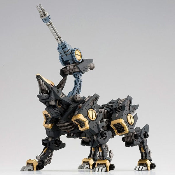 Kotobukiya 1/72 Zoids HMM Shadow Fox Markings Plus Ver. action pose with weapon. 