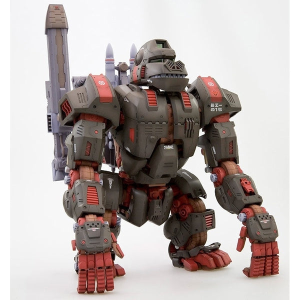 Kotobukiya HMM Zoids Iron Kong Marking Plus Ver front on view with teeth exposed