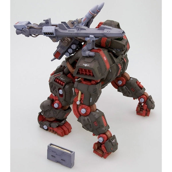 Kotobukiya HMM Zoids Iron Kong Marking Plus Ver side view with amunition magazine