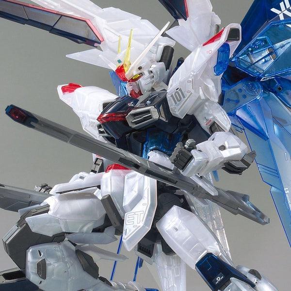 Bandai MG 1/100 Gundam Base Limited Freedom Gundam Ver.2.0 [Clear Color] close up