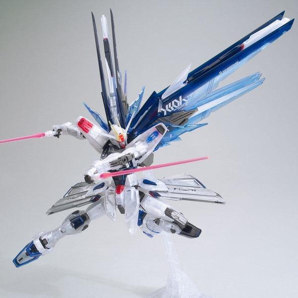 Bandai MG 1/100 Gundam Base Limited Freedom Gundam Ver.2.0 [Clear Color] action pose 2