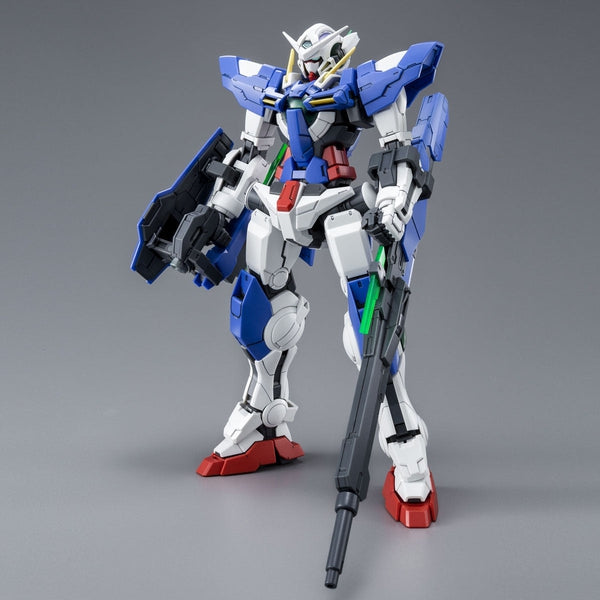 P-Bandai MG 1/100 Gundam Exia Repair III front on view.
