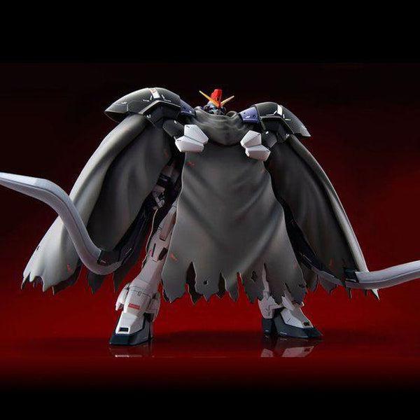 PRE-ORDER P-Bandai MG 1/100 Gundam Sandrock Custom EW [Reissue] front on view. with cloak 2