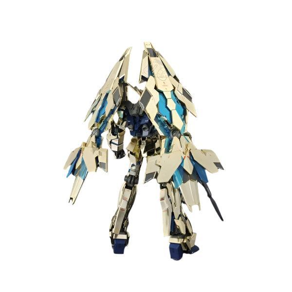 Bandai 1/100 MG RX-0 Unicorn Gundam 03 Phenex rear view armour unfolded